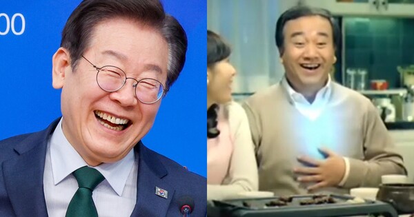 이재명 대표(좌), 유명한 소화제 짤(우) ⓒ뉴스1, 개비스콘&nbsp;