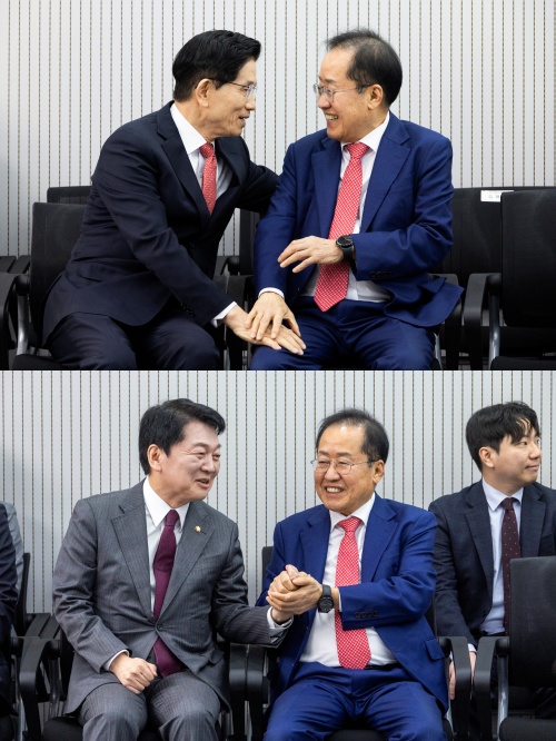 김문수, 안철수, 홍준표. ⓒ뉴스1