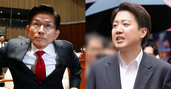 ​김문수 후보, 이준석 후보. ⓒ뉴스1