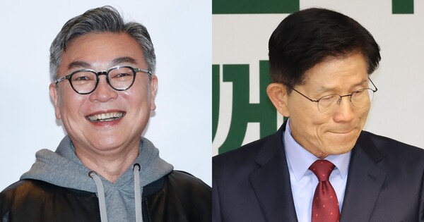 배우 김의성(좌), 김문수 국민의힘 대선 후보(우). ⓒ뉴스1