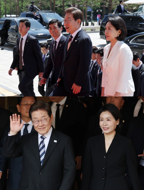 이재명 대통령과 김혜경 여사. ⓒ뉴스1