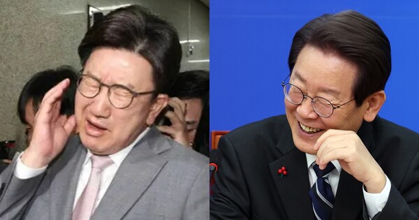 권성동 국민의힘 원내대표(좌), 이재명 대통령(우). ⓒ한겨레, 뉴스1