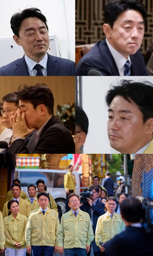 정말 피곤해 보이는 강훈식 비서실장. ⓒ엑스(구 트위터)/뉴스1