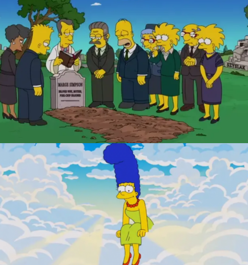 지난달 18일 방송된 ‘심슨 가족’ 시즌 36 최종회 장면. ⓒ폭스·디즈니플러스