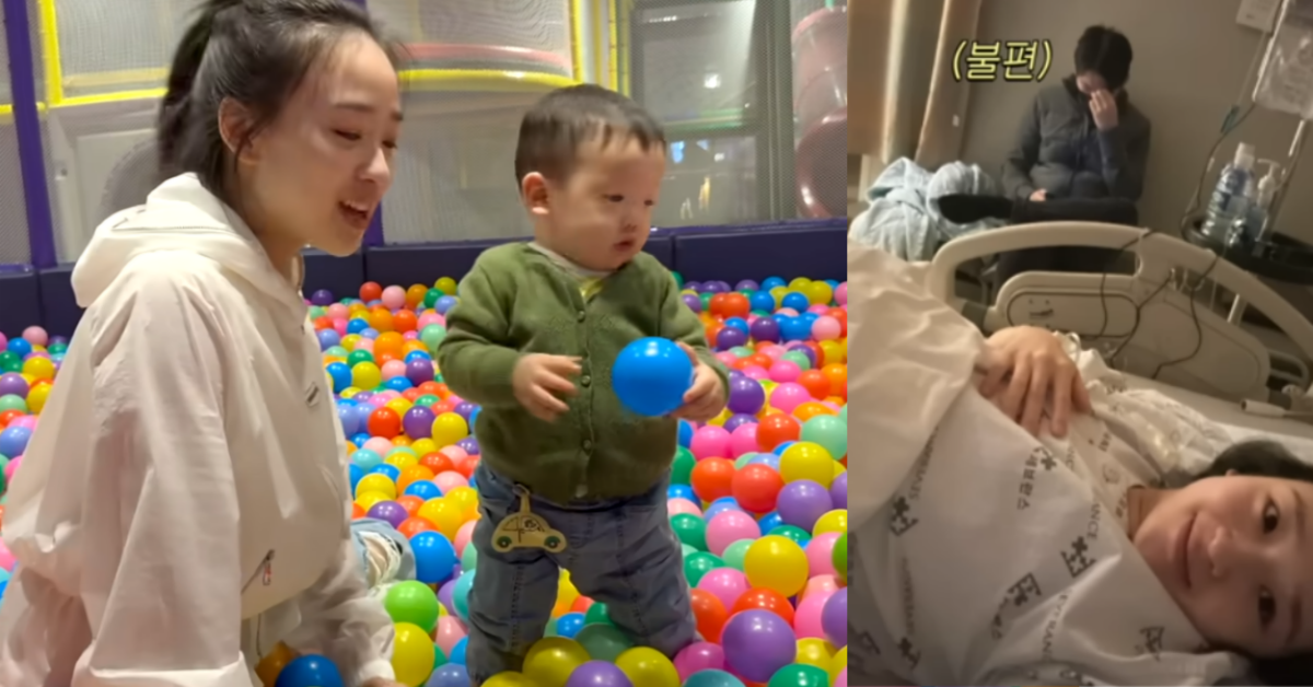 아들, 남편과 함께인 손연재. ⓒ유튜브 채널 ‘손연재 sonyeonjae’