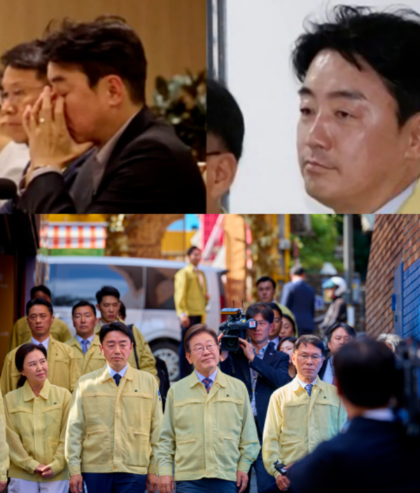 피곤한 강훈식 비서실장. ⓒ온라인 커뮤니티/뉴스1