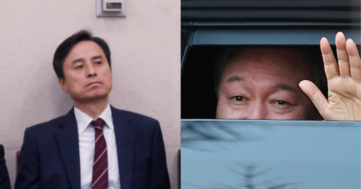 조은석과 윤석열. ⓐ뉴스1