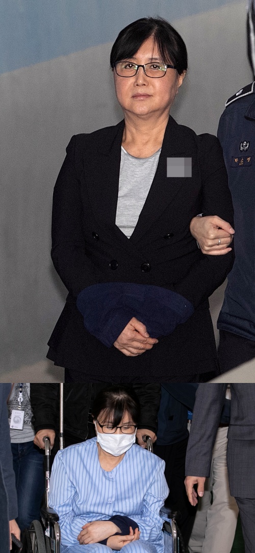 최서원(개명 전 최순실). ⓒ뉴스1