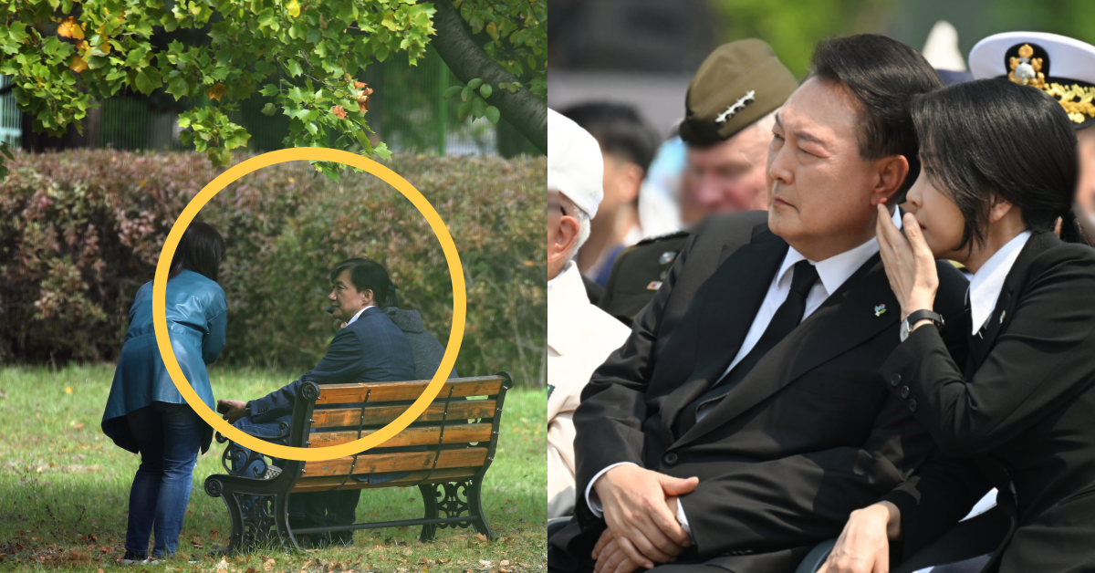 조국과 윤석열-김건희 부부. ⓒ뉴스1