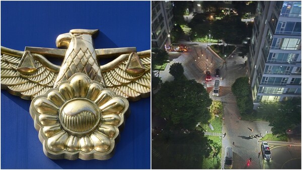 기사와 상관 없는 자료사진(왼), 사건 현장의 모습(오).&nbsp;ⓒ뉴스1, 온라인 커뮤니티&nbsp;