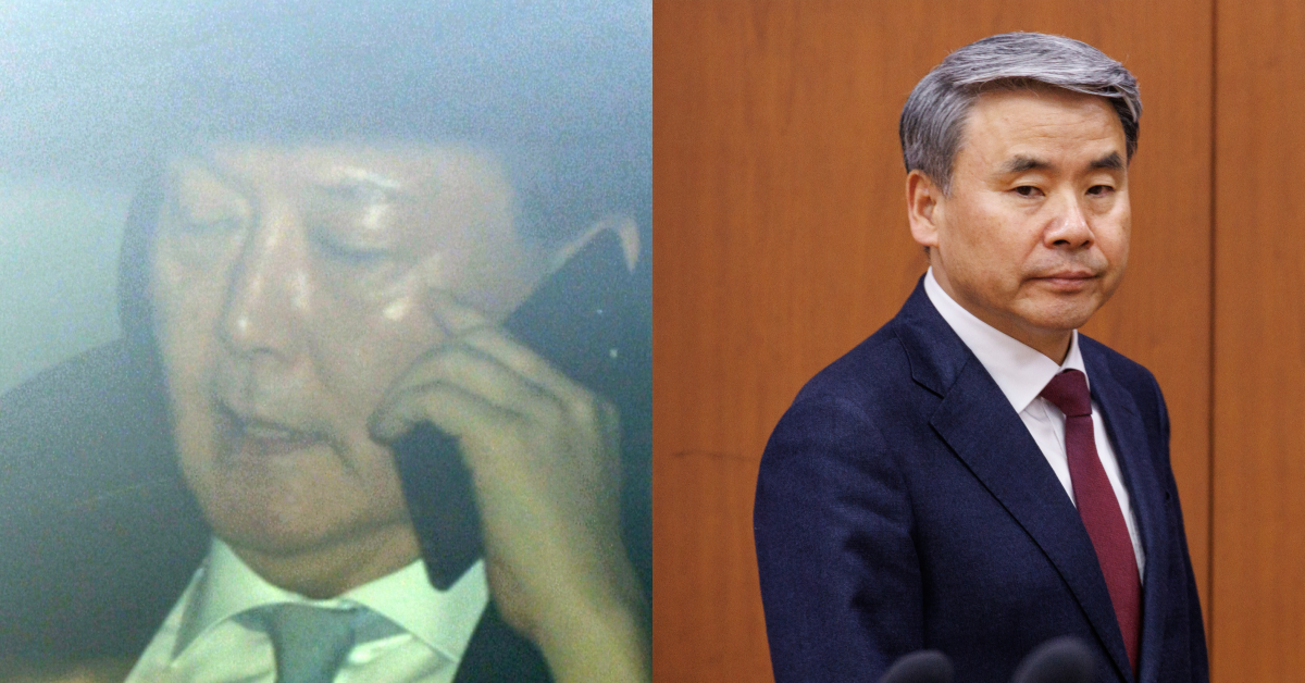 ‘VIP 격노설’의 중심에 서있던 윤석열과 이종섭. ⓒ뉴스1