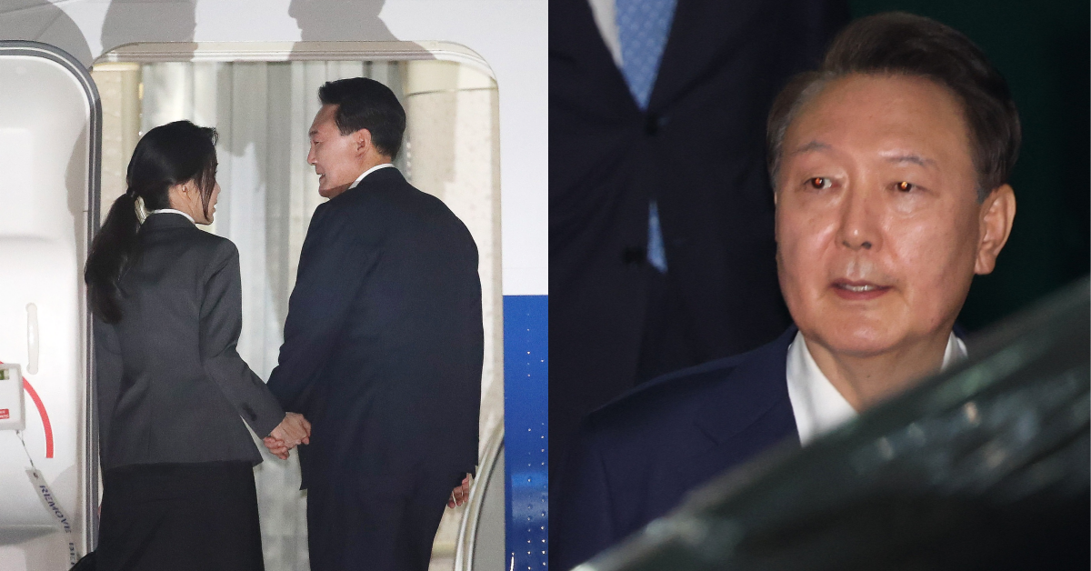 김건희와 윤석열. ⓒ뉴스1