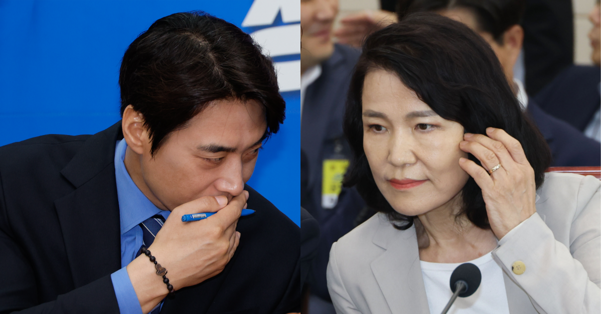 MBC 출신인 한준호와 이진숙. ⓒ뉴스1