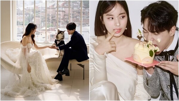 결혼 소식을 전한&nbsp; 모델 겸 배우 최연수와 그룹 딕펑스 멤버 김태현. ⓒ최연수 인스타그램&nbsp;