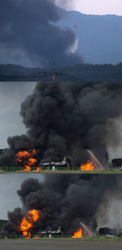 [속보] 영천 화장품원료 공장에서 원인미상 화재가 발생했고, 뒤이어 들려온 소식에 심장 쿵 떨어진 기분이다