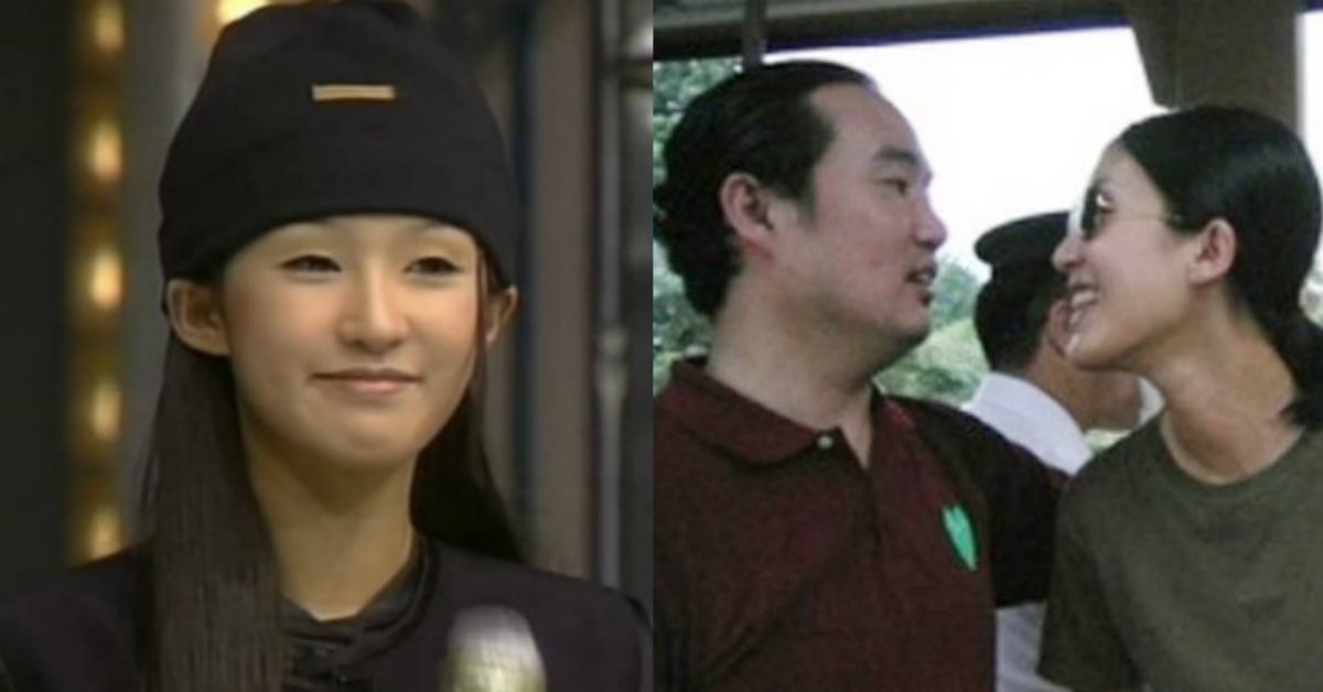 데뷔 시절 홍진경과 전 남편 김정우 씨. ⓒSBS ‘슈퍼모델 선발대회’ / 홍진경 싸이월드 미니홈피