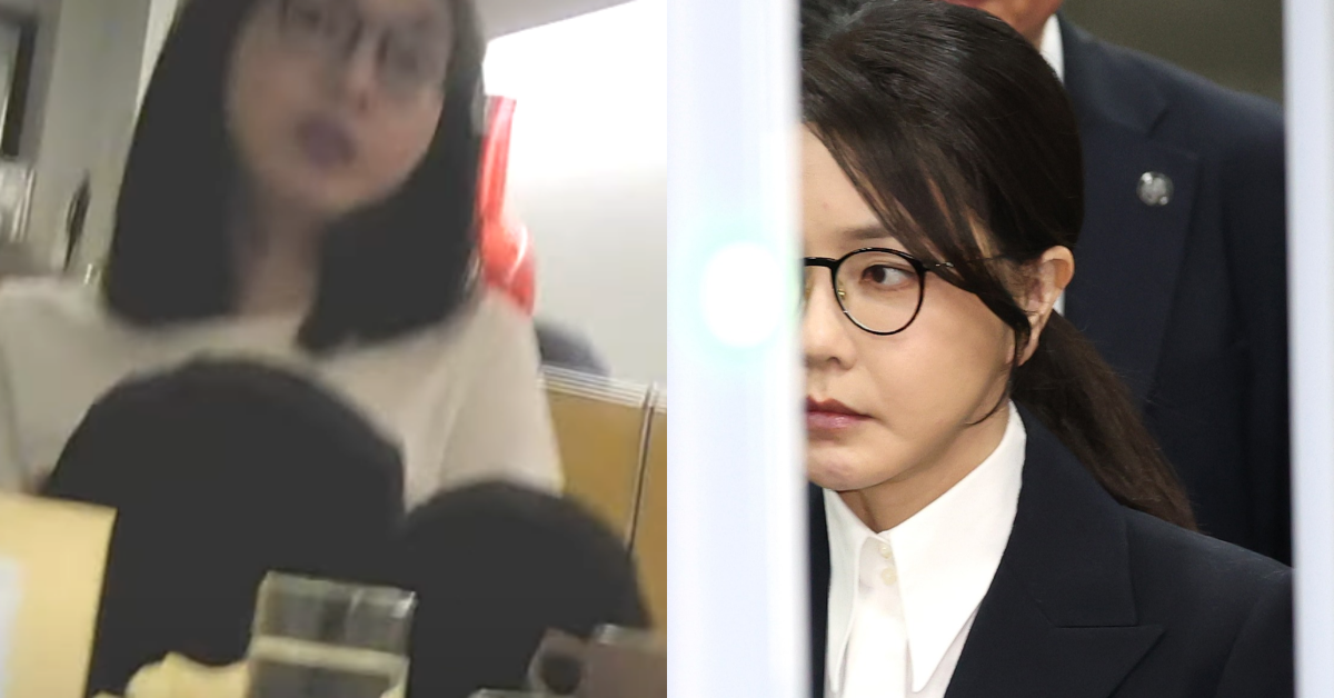 문제의 디올백 영상 속에서 시계를 차고 있던 김건희. ⓒ유튜브 채널 ‘서울의소리 VoiceOfSeoul’ / 뉴스1