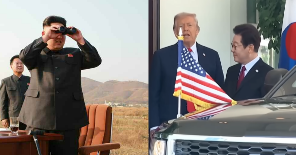 APEC 참석 의사와 함께, 이재명 대통령과 김정은 북한 국무위원장의 만남을 주선할 수 있다고 밝힌 트럼프. 이재명 대통령과 트럼프 대통령의 첫 한미정상회담. ⓒ유튜브 채널 ‘KTV 이매진’유튜브 채널 ‘KTV 이매진’