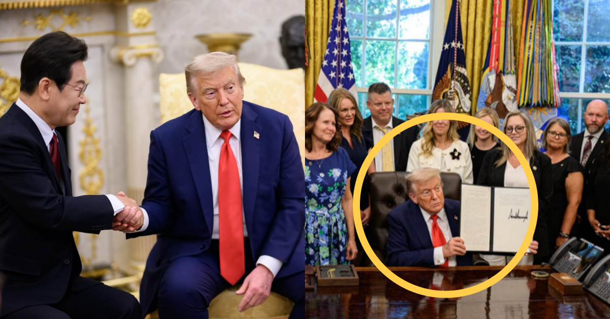 이재명 대통령과 만난 뒤 트루스소셜 SNS에 여러 글을 게재한 트럼프 대통령. ⓒ백악관 인스타그램 / 트럼프 트루스소셜