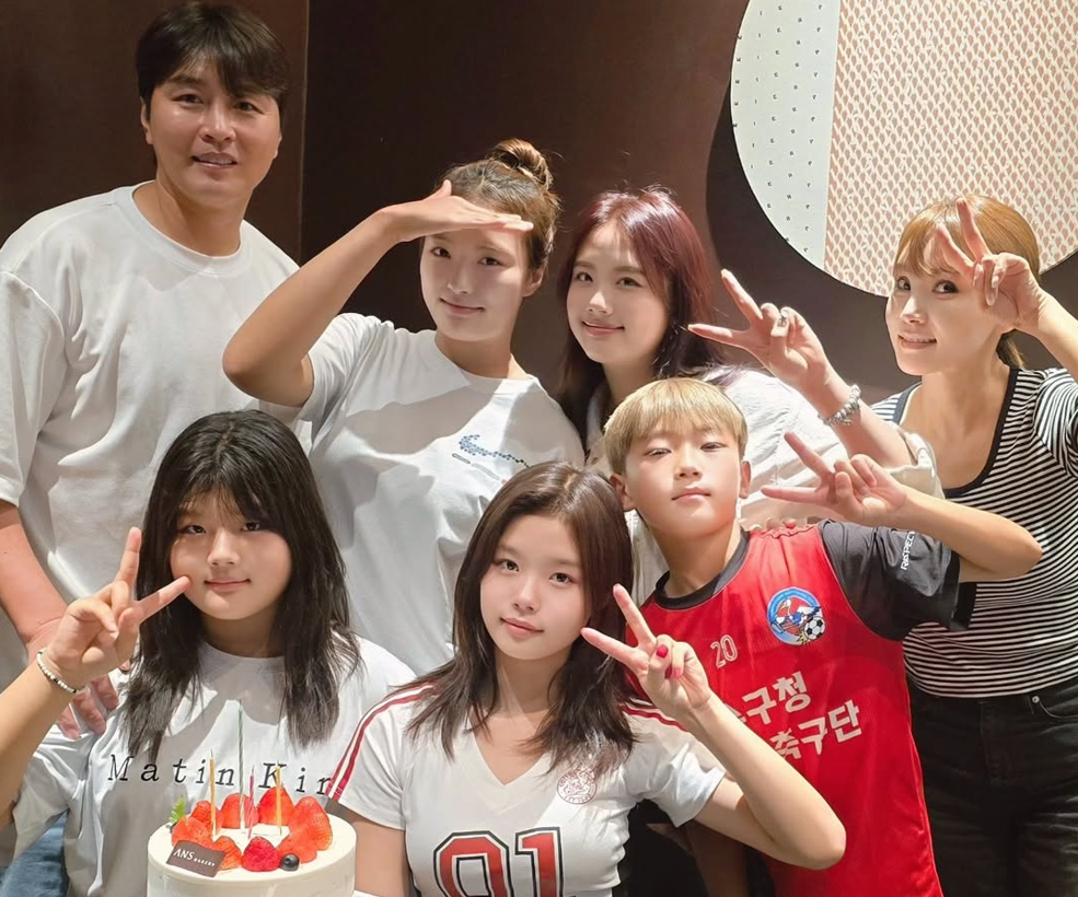 이동국과 이수진의 다섯 자녀들. ⓒ이수진 인스타그램