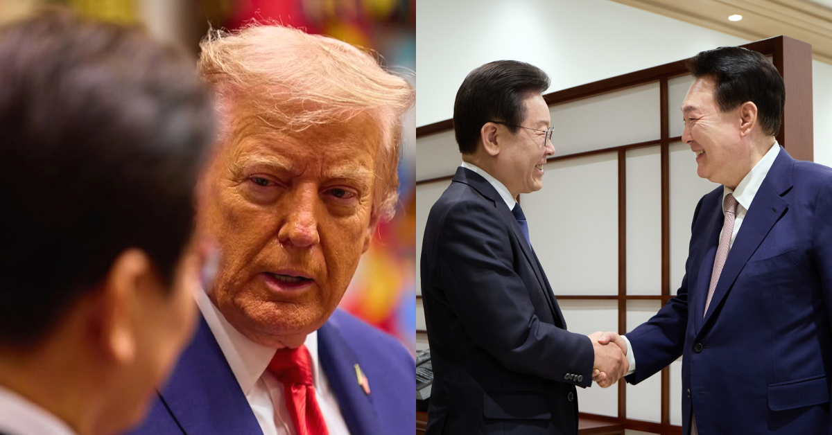 일부 윤석열 지지자들의 기대와 달리 이재명 대통령을 만난 트럼프 대통령의 반응은... ⓒ이재명 인스타그램 / 뉴스1