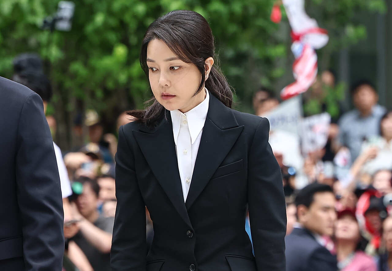 지난달 12일부터 28일까지 김건희가 변호인 접견을 가진 횟수는 총 36회다. ⓒ뉴스1