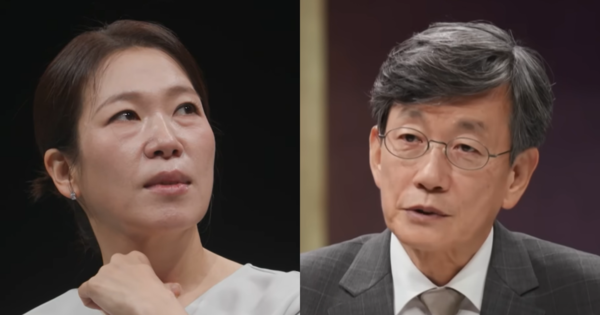 염혜란, 손석희. ⓒMBC