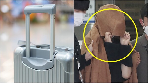 기사와 상관 없는 자료사진(왼), 두 자녀 살해 혐의를 받는 한국계 이아무개씨(오).&nbsp;ⓒ어도비스톡, 뉴스1