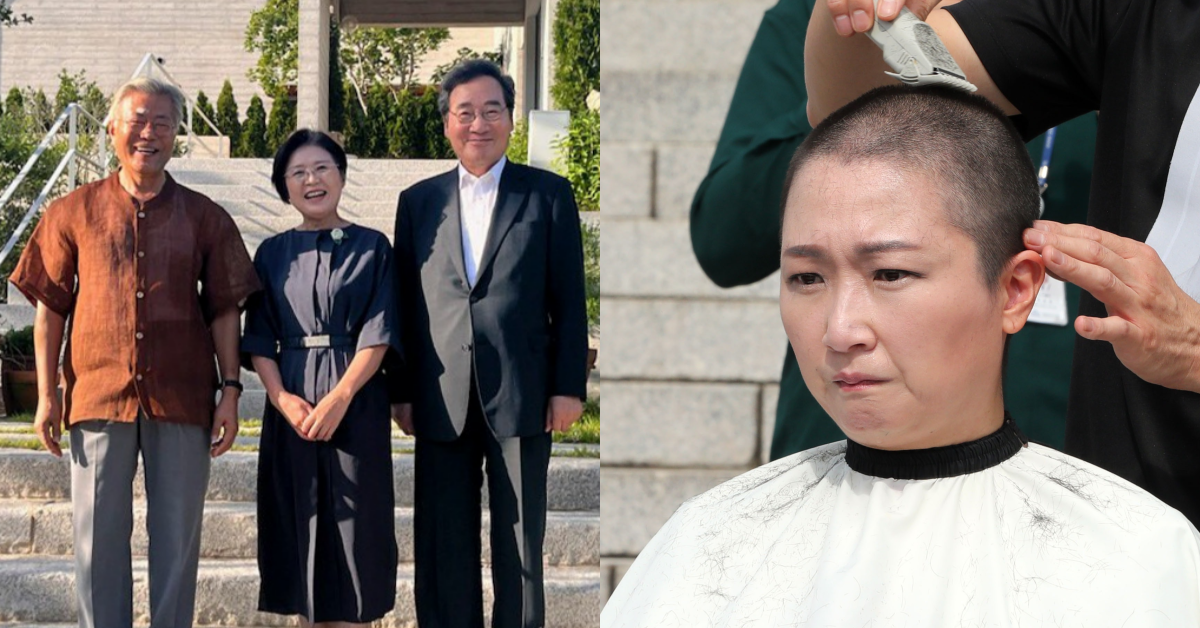 ‘조국 임명’ 강행에 항의하며 삭발했던 이언주가 이번&nbsp;문재인·이낙연 회동에 목소리를 냈다. ⓒ뉴스1