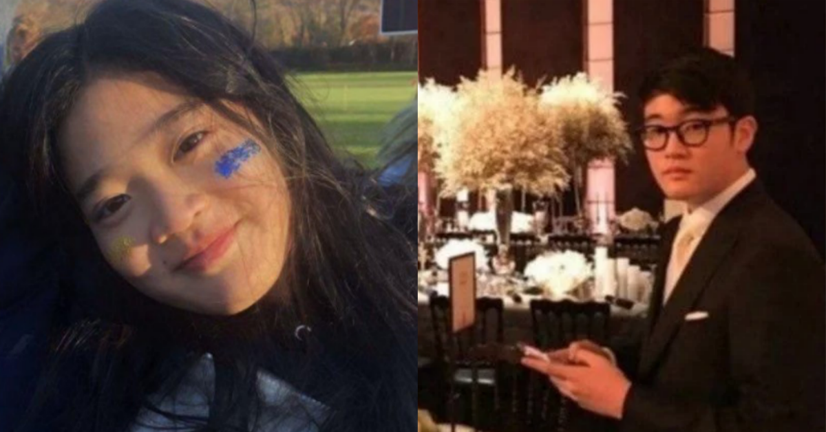 이재용과 임세령의 자녀, 왼쪽이 원주 씨·오른쪽이 지호 씨. ⓒ온라인 커뮤니티