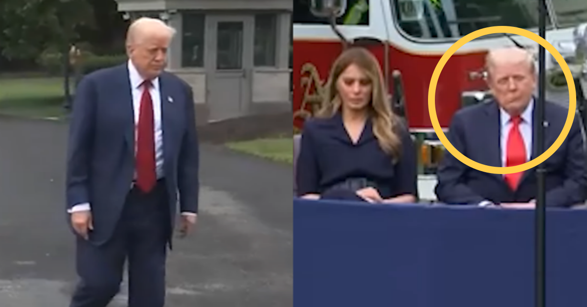 건강 이상설이 불거진 트럼프. ⓒ유튜브 채널 ‘The Economic Times’