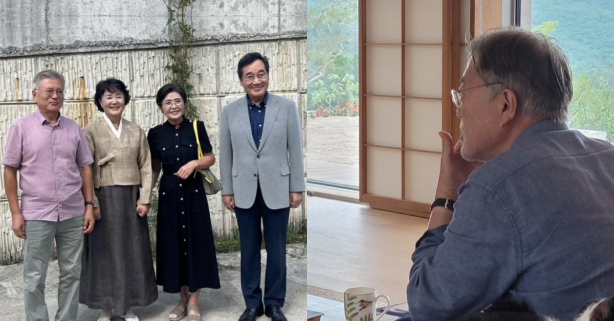 ‘문낙’ 회동으로 논란에 오른 문재인 전 대통령이&nbsp;‘9.19 평양공동선언’ 7주년 기념행사에 참석한다. ⓒ이낙연 페이스북 / 문재인 인스타그램