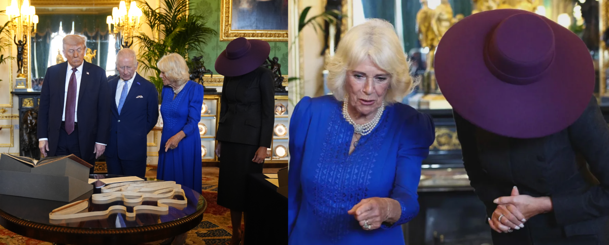 멜라니아 트럼프의 거대한 모자가 화제다. ⓒreddit