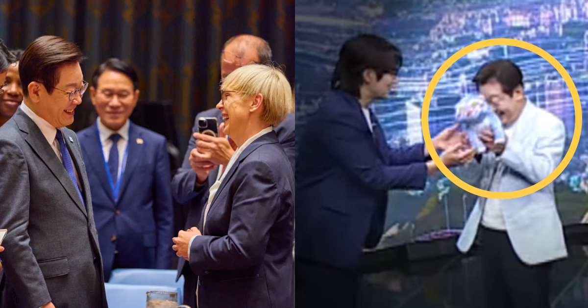 유엔 안보리 공개 토의를 주재한 이재명 대통령이 ‘케데헌’ 더피를 예시로 들었다. ⓒ유튜브 채널 ‘KTV 이매진’