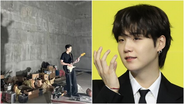 그룹 방탄소년단(BTS) 멤버 슈가(민윤기).&nbsp;ⓒ슈가 SNS, 뉴스1&nbsp;