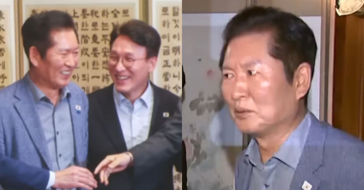 진종오 의원의 의혹 제기 직후 윤리감찰단 조사를 즉각 지시한 정청래 더불어민주당 대표. ⓒ유튜브 채널 ‘MBCNEWS’