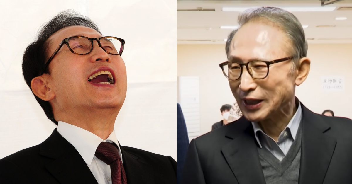 17년 만에 4대강 사업이 운하 사업이었음을 실토한 이명박. ⓒ뉴스1