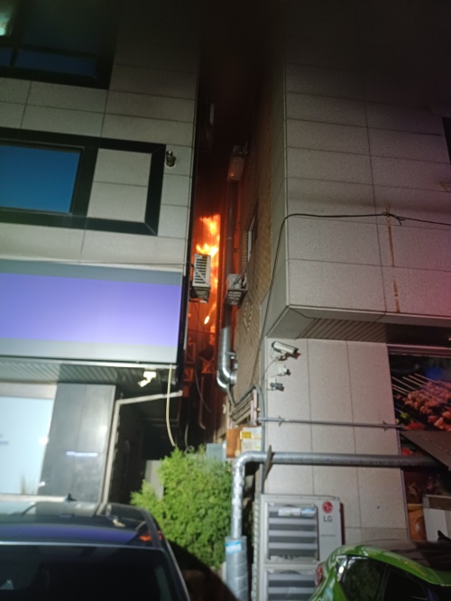 화재 현장. ⓒ뉴스1