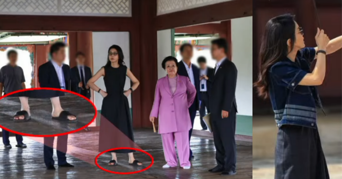 주진우가 라이브 방송에서 연달아 공개한 김건희 사진. ⓒ유튜브 채널 ‘김어준의 겸손은힘들다 뉴스공장’