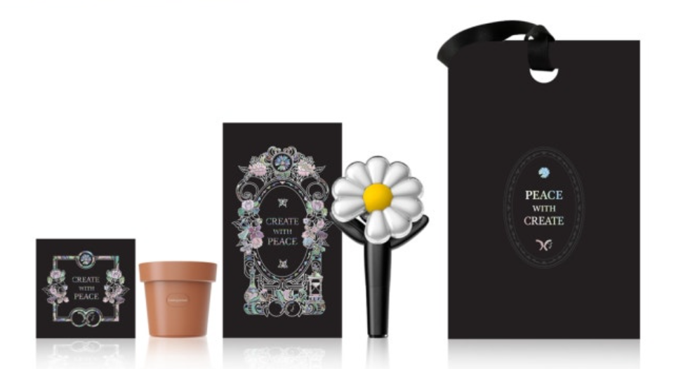 지드래곤이 APEC 참석 정상들에게 선물한 응원봉 패키지. ⓒ갤럭시코퍼레이션