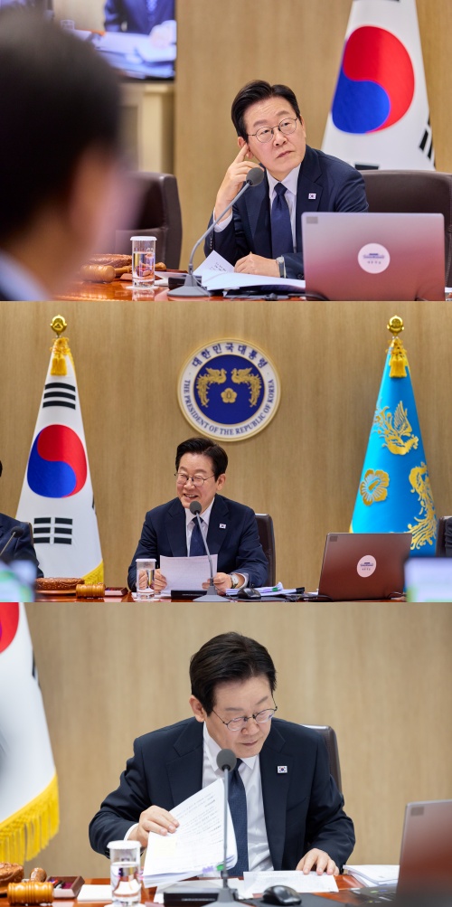 '역대급 체력' 이재명 대통령이 감기 몸살로 몸져누웠고, 국무회의 시작하자마자 뱉은 첫마디에 오만가지 감정 느껴진다