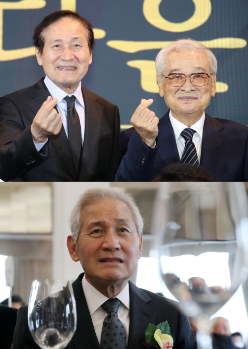 배우 안성기, 배우 이순재. ⓒ뉴스1