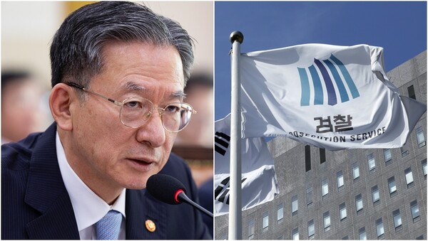 정성호 법무부 장관(왼),&nbsp;&nbsp;9일 서울 서초구 서초동 서울중앙지방검찰청 전경(오).&nbsp;ⓒ뉴스1&nbsp;