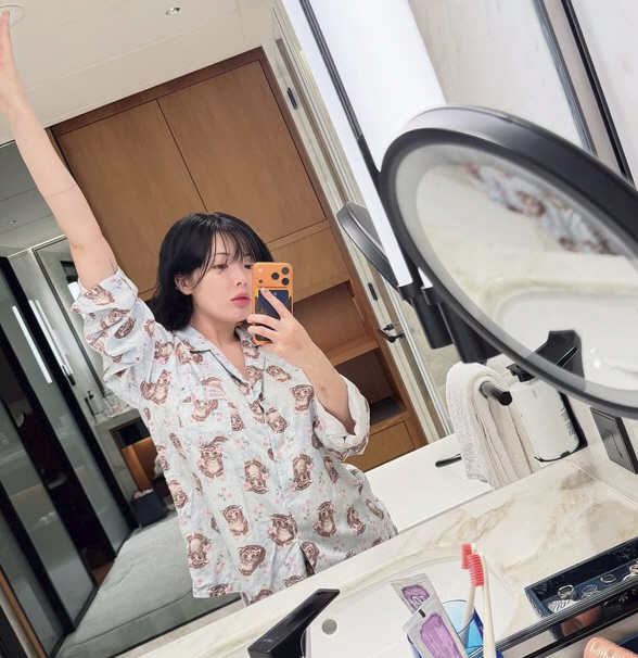 최근 체중 감량 소식을 전했던 현아. ⓒ현아 SNS