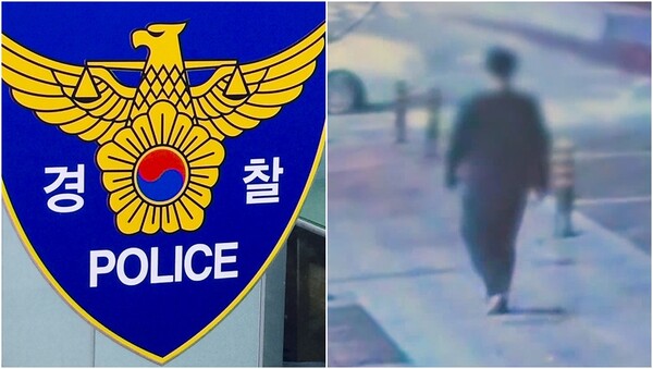 기사와 상관 없는 자료사진(왼), 20대 남성이 범행 후 맨발로 아파트 단지를 벗어나는 모습(오).&nbsp;ⓒ뉴스1, SBS 뉴스&nbsp;