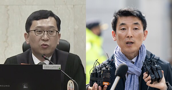 이진관 재판장(좌), 이하상 변호사(우). ⓒ뉴스1