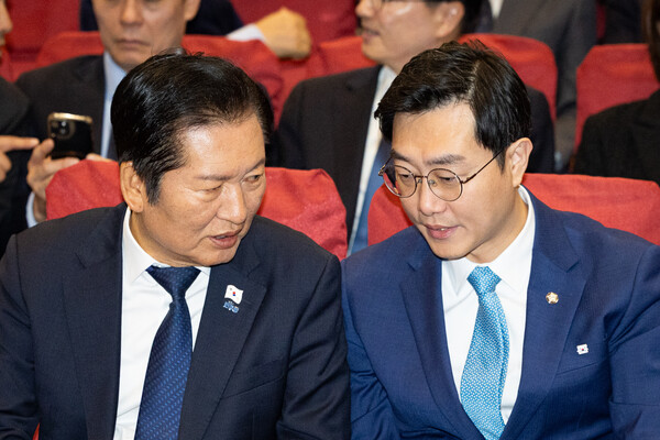 더불어민주당 정청래 대표와 장경태 의원.&nbsp;ⓒ뉴스1&nbsp;