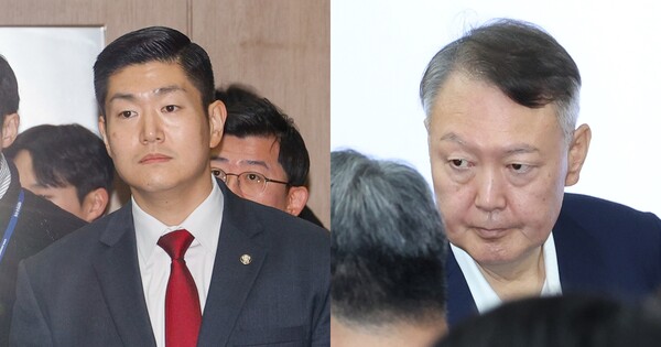 김재섭 국민의힘 의원(좌), 윤석열 전 대통령(우). ⓒ뉴스1