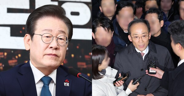 이재명 대통령(좌),&nbsp;추경호 전 국민의힘 원내대표(우). ⓒ뉴스1