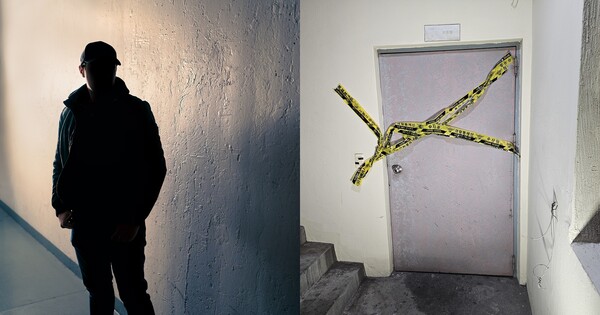 사진 자료(왼쪽), 창원 흉기 난동 사건 현장. ⓒ어도비스톡, 뉴스1